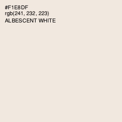 #F1E8DF - Albescent White Color Image